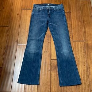 7 for all mankind blue jeans size 28 - length has been altered